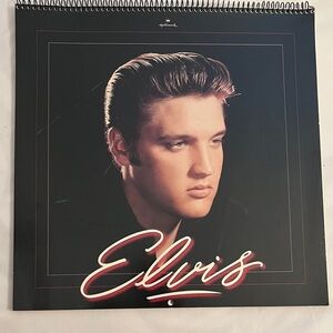 Hallmark Elvis Calendar with Black and White Design